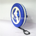 Blue white rotary table 30m/50m Leather Measuring Tape